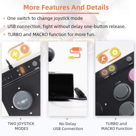 PXN Arcade Fight Stick for PC/PS3/PS4/XBOX - Image 4