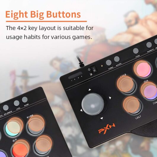 PXN Arcade Fight Stick for PC/PS3/PS4/XBOX - Image 3