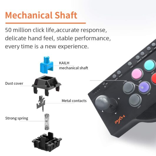 PXN Arcade Fight Stick for PC/PS3/PS4/XBOX - Image 6