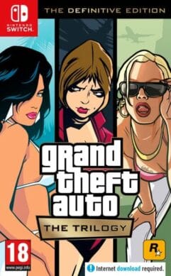 Grand Theft Auto The Trilogy Nintendo Switch (Without Box and Cover Art)  (Pre-Owned)